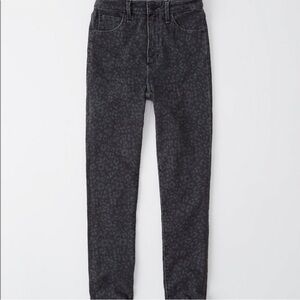 Abercrombie Leopard Print Skinny Jeans
